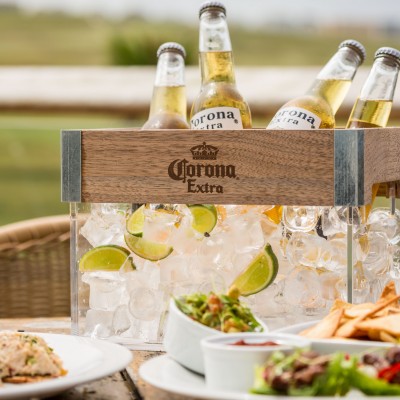 Dog friendly bar and terrace at Carnmarth Hotel in Newquay, Cornwall