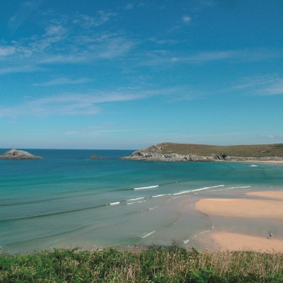 Low tide at Crantock Beach