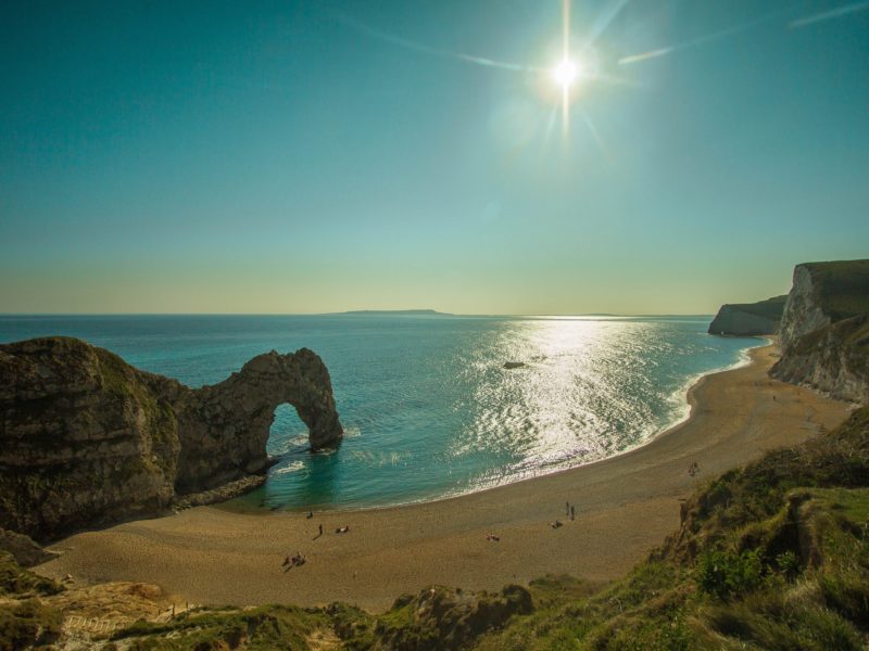 Durdle Door, a dog friendly beach in Dorset