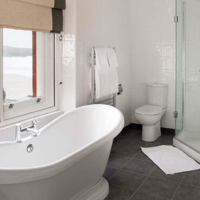 Bathroom at The headland Hotel