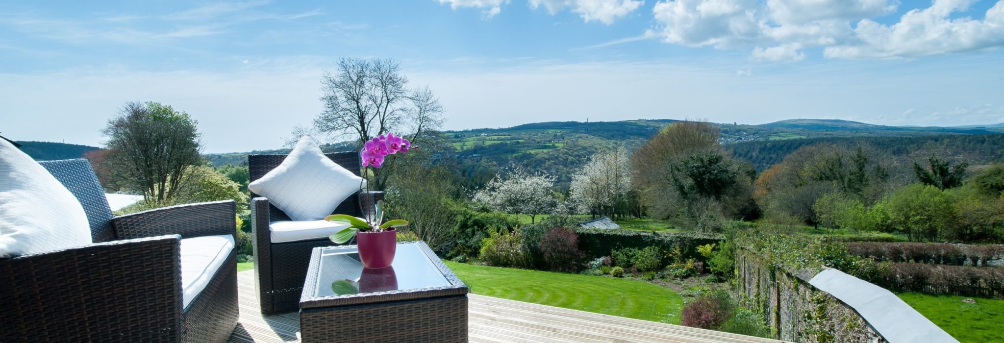 The Horn of Plenty - the view from the balcony