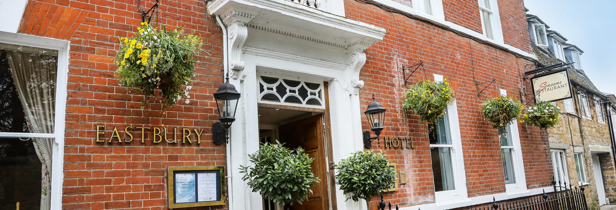 The Eastbury Hotel entrance
