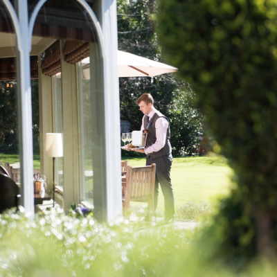 The Eastbury Hotel gardens
