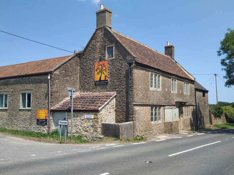 Tucker's Grave Inn, a traditional stone pub near Radstock, Somerset
